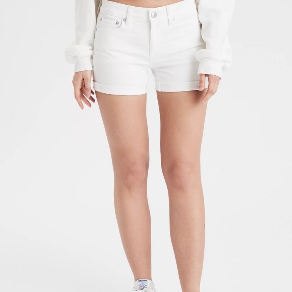 American Eagle Super Stretch Midi Shorts
